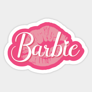 Barbie Kisses Sticker